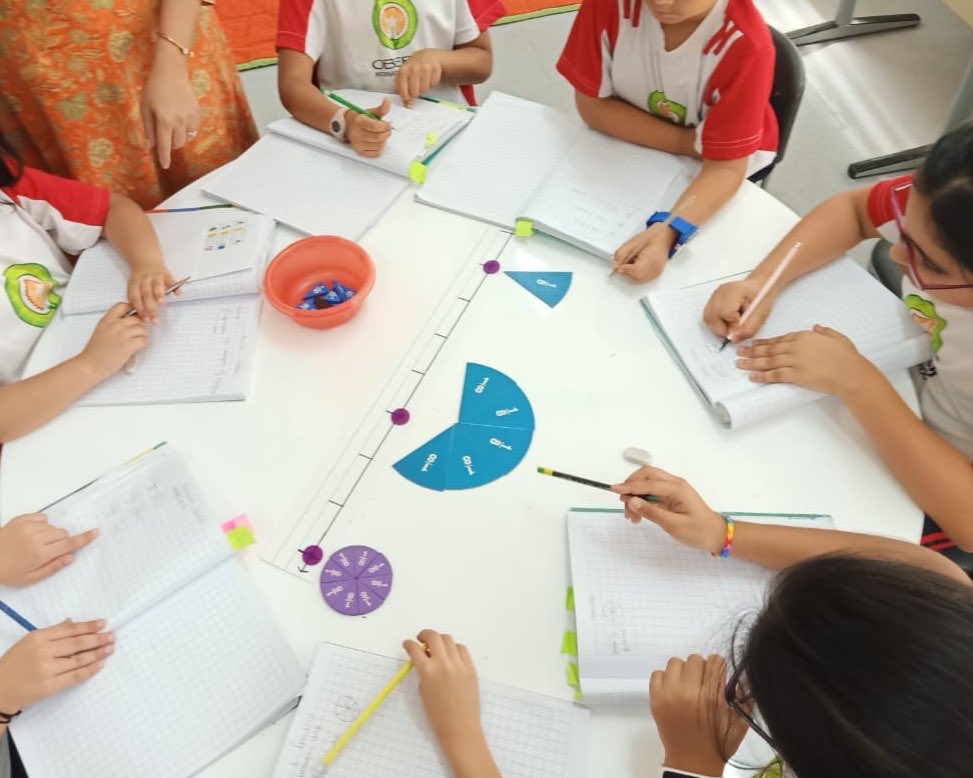 malvikabalchan1's tweet image. #Understandingfractions #concreterepresentabstractapproach #usingmanipulatives