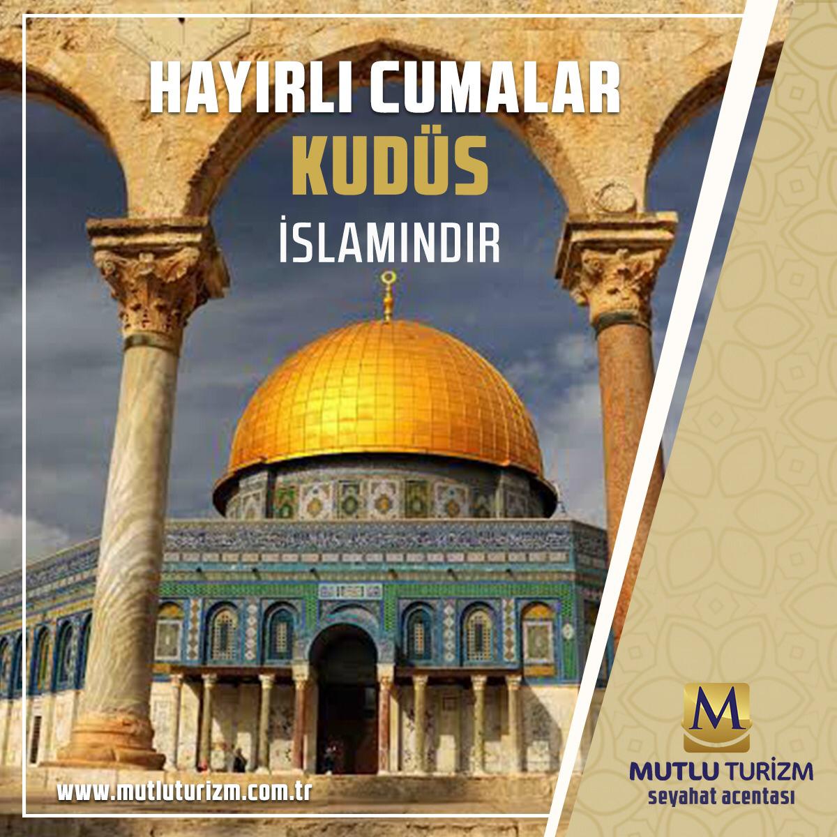 mutluturizm's tweet photo. Bir gece kendisine bazı âyetlerimizi gösterelim diye kulunu Mescid-i Haram'dan çevresini mübarek kıldığımız Mescid-i Aksâ'ya götüren Allah eksikliklerden münezzehtir. 
O, her şeyi işitmekte ve görmektedir. ( İsrâ-1 ) https://t.co/bUXyEAPHni