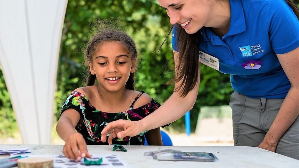 Children's workshop at Sandwell RSPB