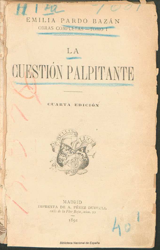BNE_biblioteca's tweet photo. Tenemos una colección de libros en epub escritos por mujeres, que incluye obras de Arenal y también de otras autoras, como Rosalía de Castro, Emilia Pardo Bazán, Carmen de Burgos y Hildegart https://t.co/7lVZWtOaYu https://t.co/wASLyq2DNx