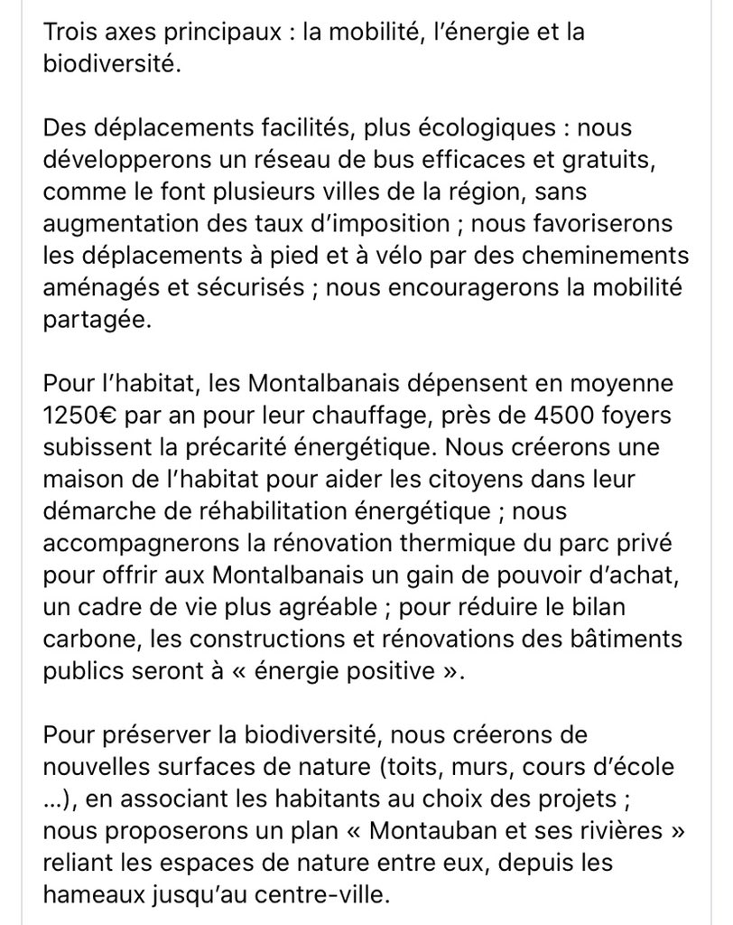 ArnaudHilion's tweet photo. 🌿🌳 Ma réponse à la question de @LaDepeche82 : Quel est votre priorité en matière d'environnement ? 

3️⃣ axes principaux : la mobilité, l’énergie et la biodiversité. 

L’environnement est une priorité de @PourMontauban ! ⤵️ https://t.co/ZKIt58xxb9