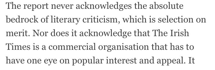 gandercat's tweet photo. @sarahmaintains @AriaEipe @AmadiEnyi @supriyadhaliwal @sineadgleeson @DoireannNiG @NatashaRemound1 @drannelaz @SkeinPress @poetryireland @artscouncil_ie Exactly. This bit particularly blind to its own entrenched biases: https://t.co/M0nLCWdLYe