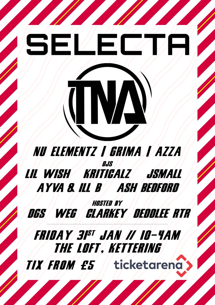 selectaeventsuk's tweet photo. All roads lead to @TheLoftClubPR  tonight 🚧

Payday ✅ 
End of dry Jan ✅ 
TNA in town 🤯
£10 tickets on the door 🎫 
SELECTA DnB night 🧨 https://t.co/MMWPeuG5XA