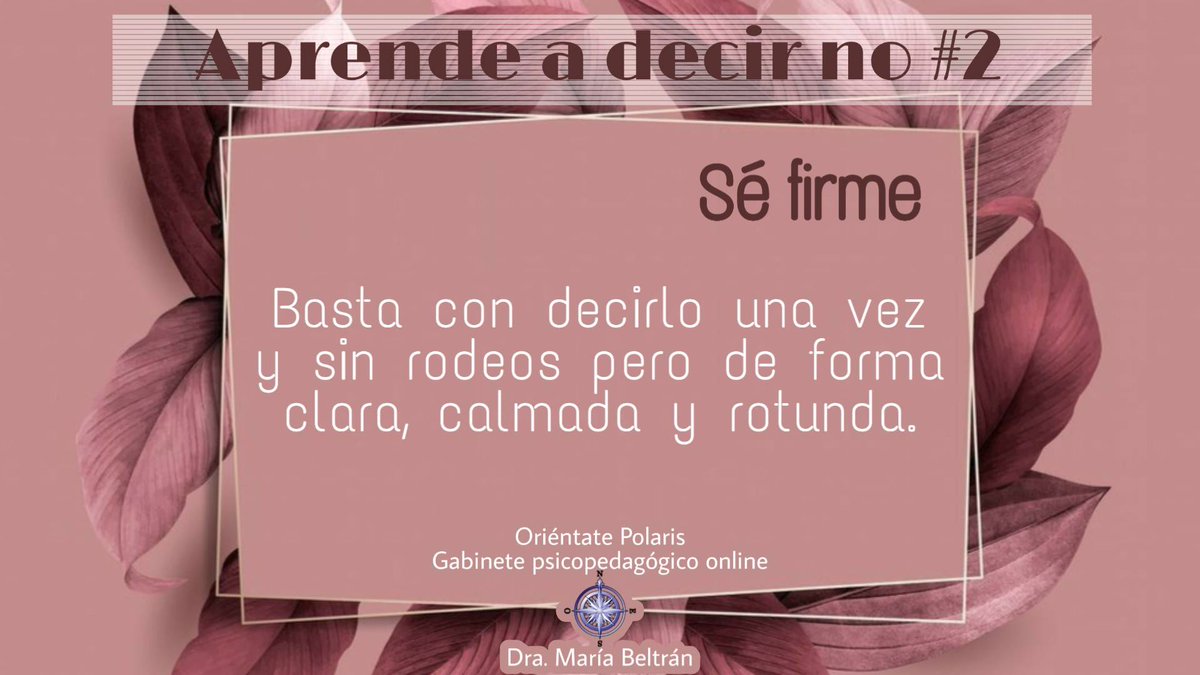 OrientateMaria's tweet photo. 🚫 Aprende a decir no con los próximos #orientatip ✋🏻
#FelizViernes https://t.co/nPriYRWvD2