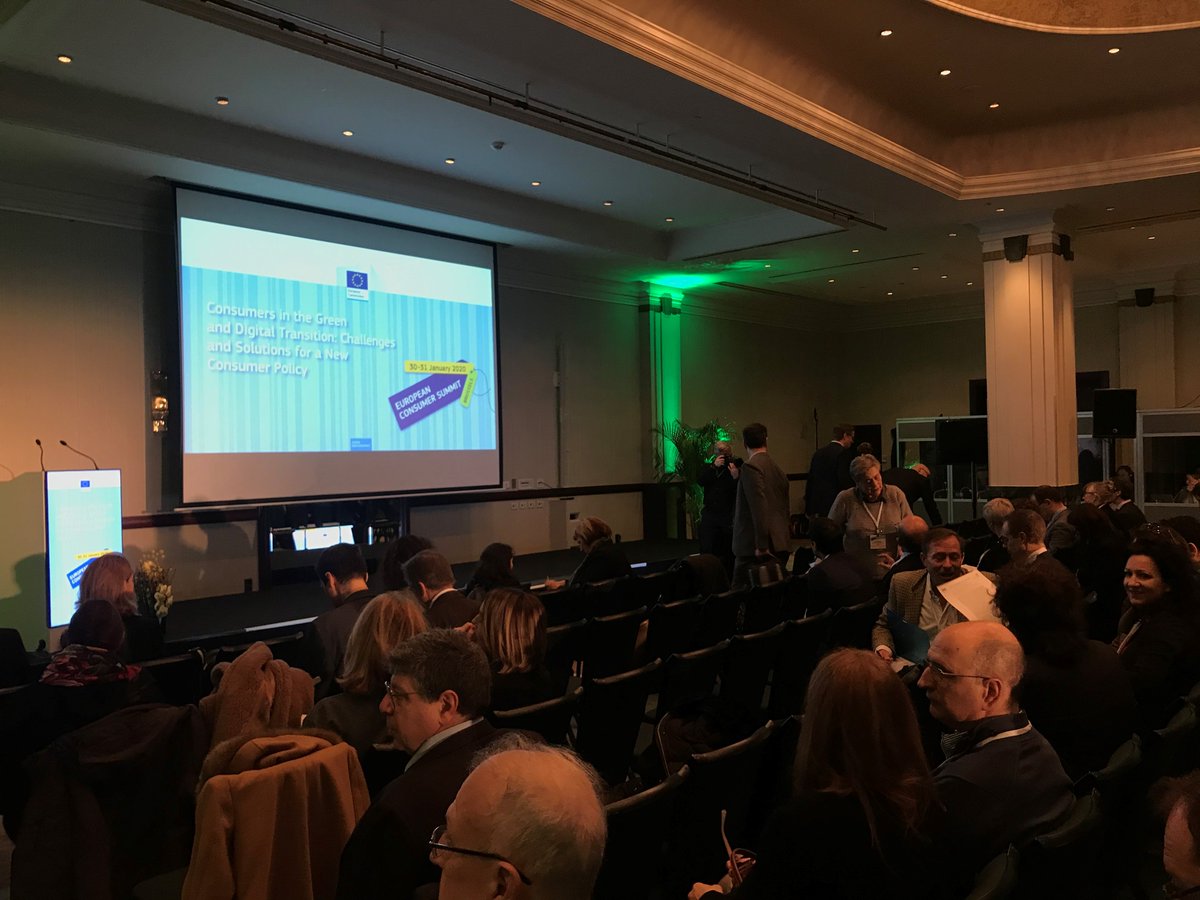 TICCouncil's tweet photo. #EUConsumerSummit2020 focused on protecting and empowering consumers for a #green and #digital transition.
Commissioner for Justice @dreynders promoted the new Consumer Agenda to ensure a #sustainable digital era, whilst providing the highest level of #ConsumerProtection. https://t.co/khXj5I6xS1