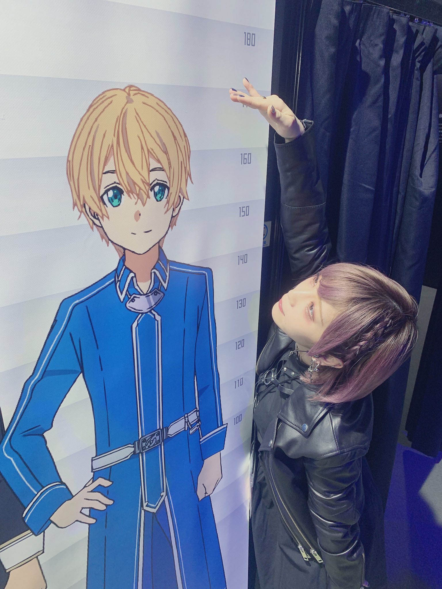 Reona 体験型展示イベント ソードアート オンライン エクスクロニクル In Kyoto Till The End が流れる4面シアター映像の前ではキャラクターと背比べ出来る所も 推しと背比べ 貴方は誰と同じぐらいですか Sao Anime Reona Sao10周年 Reona 体験型展示イベント ソードアート オンライン エクスクロニクル In Kyoto Till The End が流れる4面シアター映像の前ではキャラクターと背比べ出来る所も 推しと背比べ 貴方は誰と同じぐらいですか Sao Anime Reona Sao10周年