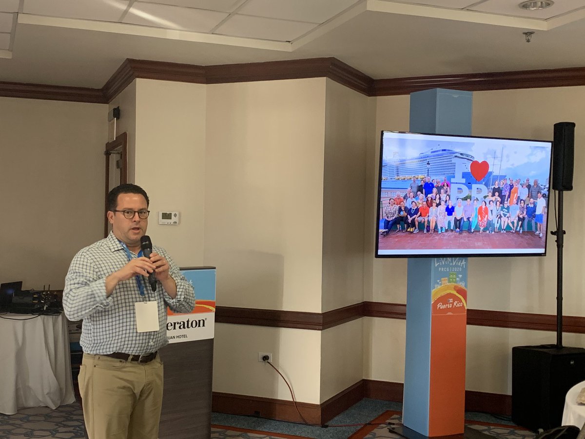 prcgroup's tweet photo. Standing ovation for @BigThinkGroup’s Bernardo for being the best host ever for our conference! #PRinPR #LivingLaVidaPRCG https://t.co/C4MlSKUBGc