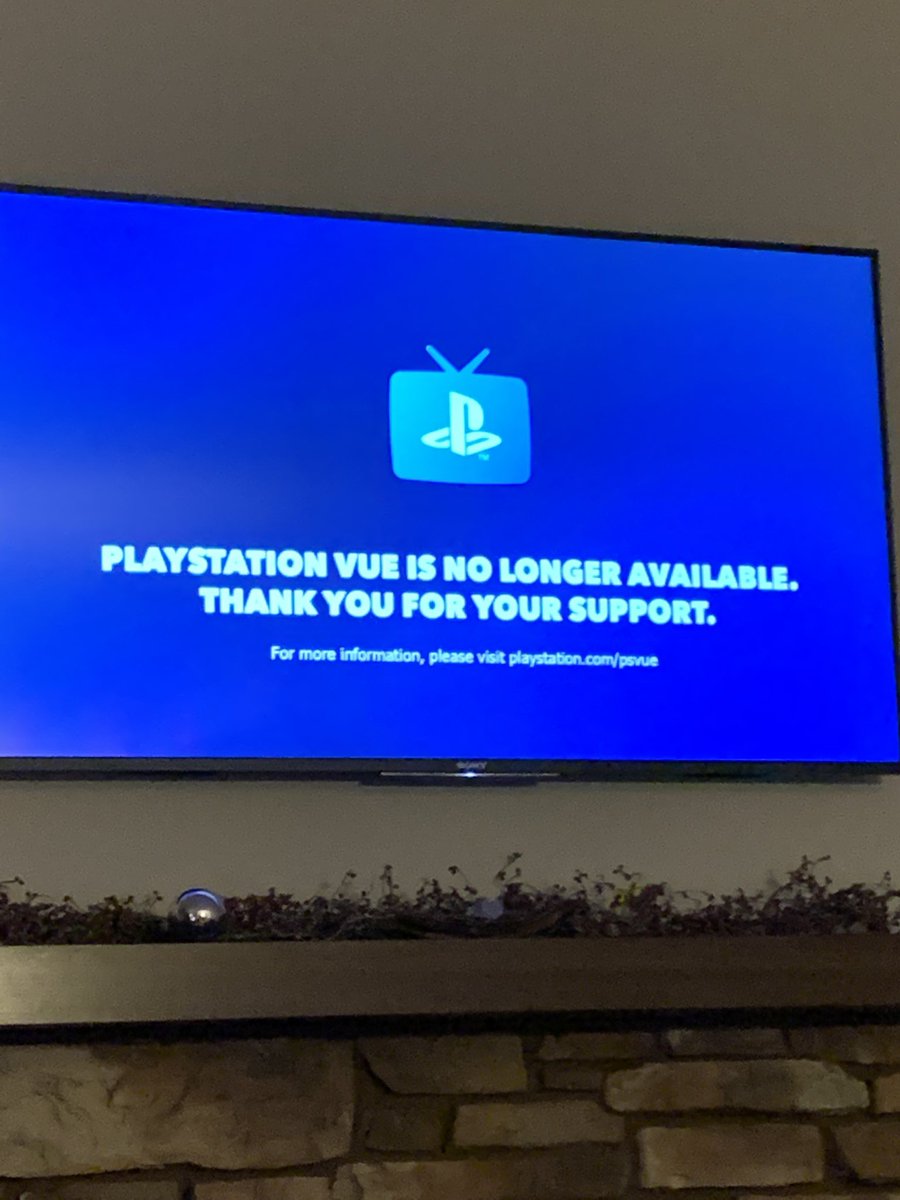 ChrisHrapsky's tweet image. Well, we knew the day was coming. And today, it’s here. #PSVue is dead. You had a good run. Clear billing. Efficient access. Cloud DVR. You’ll be missed.