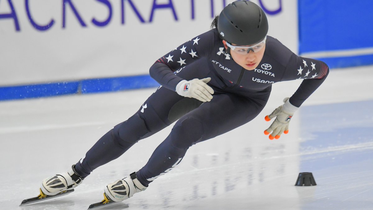 USSpeedskating's tweet image. .@CorieStoddard and #HaileyChoi have skated into the 1500m semis at the World Junior ST Champs in Bormio!!
#FierceFastFearless @TeamUSA
