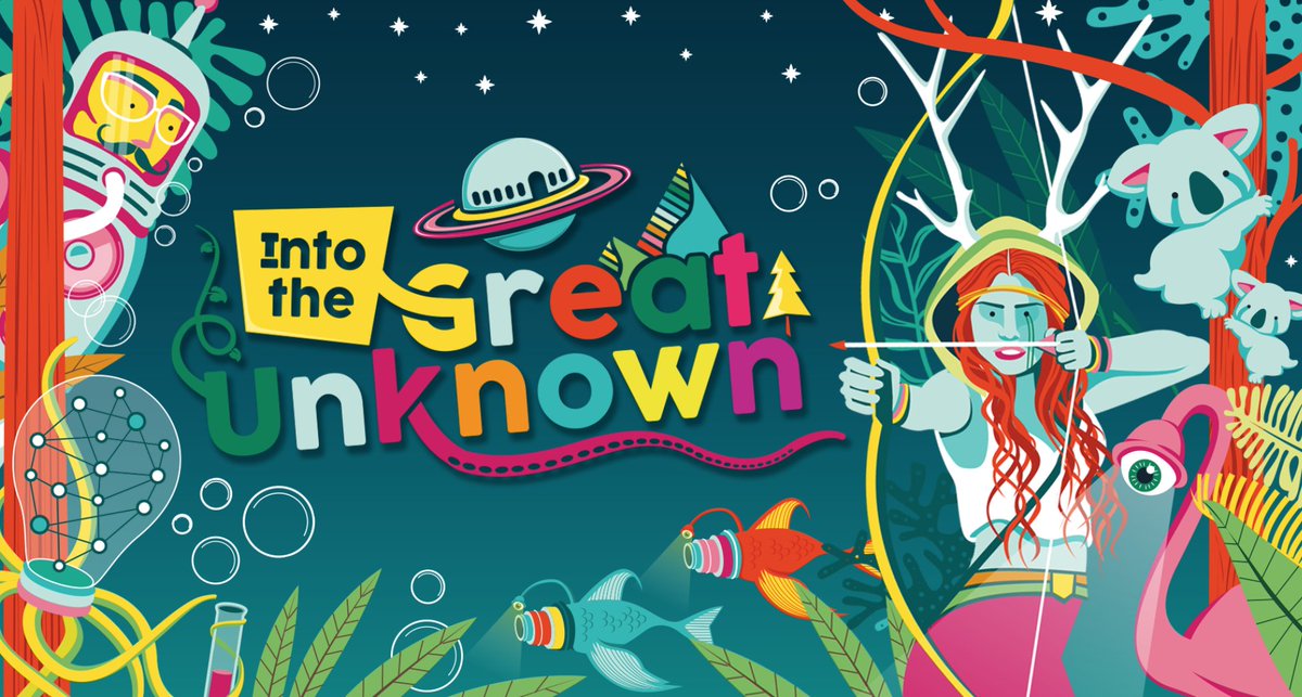 Nozstock's tweet photo. #Nozstock2020 theme announcement! | Into the Great Unknown 🚀🧭🔍

2020 seemed a distant timestamp of futuristic fantasy, yet here we are. Together, exploring the wonders of all that’s passed, and all to come. Into the Great Unknown we go. Explore with us. https://t.co/qTkABuNT0D https://t.co/ASNA8HCJ1b