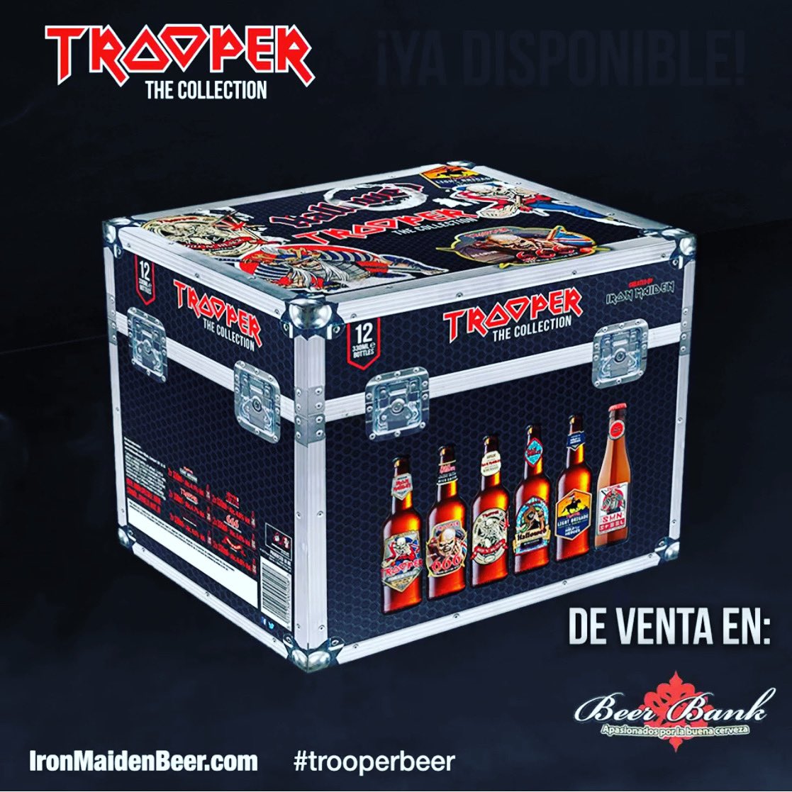 ¡ Ya disponible en #tiendaenlinea !
 beerbank.mx

Apúrate ! 

#Ironmaidenbeer 
#trooperbeer
#BeerBank