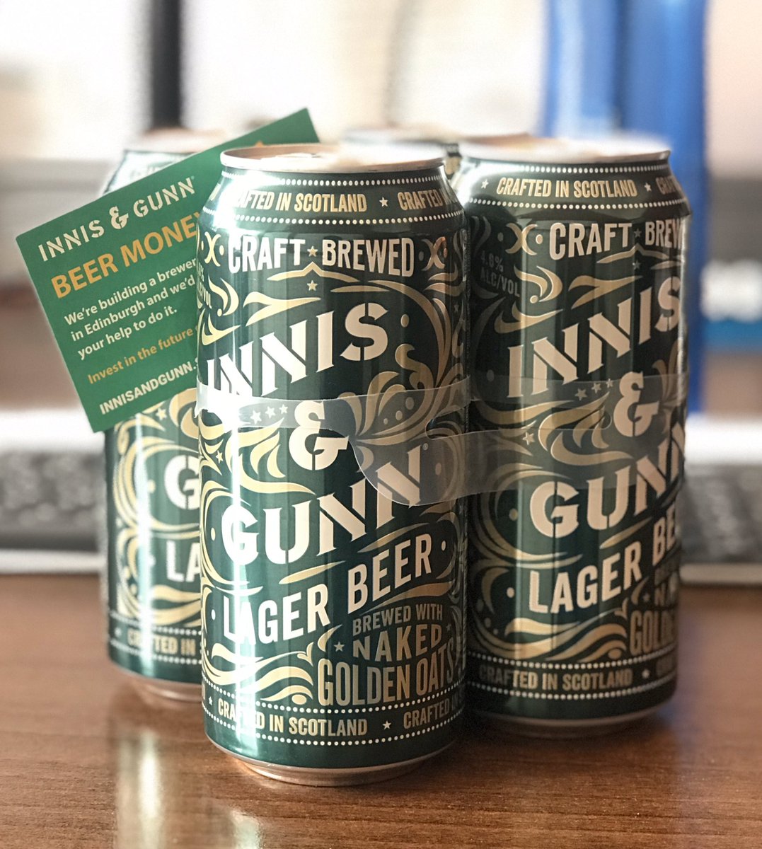 stevenfullerton's tweet photo. Special delivery from @innisandgunn ! Thanks so much for dropping these off to the office! https://t.co/e8CmHto20w