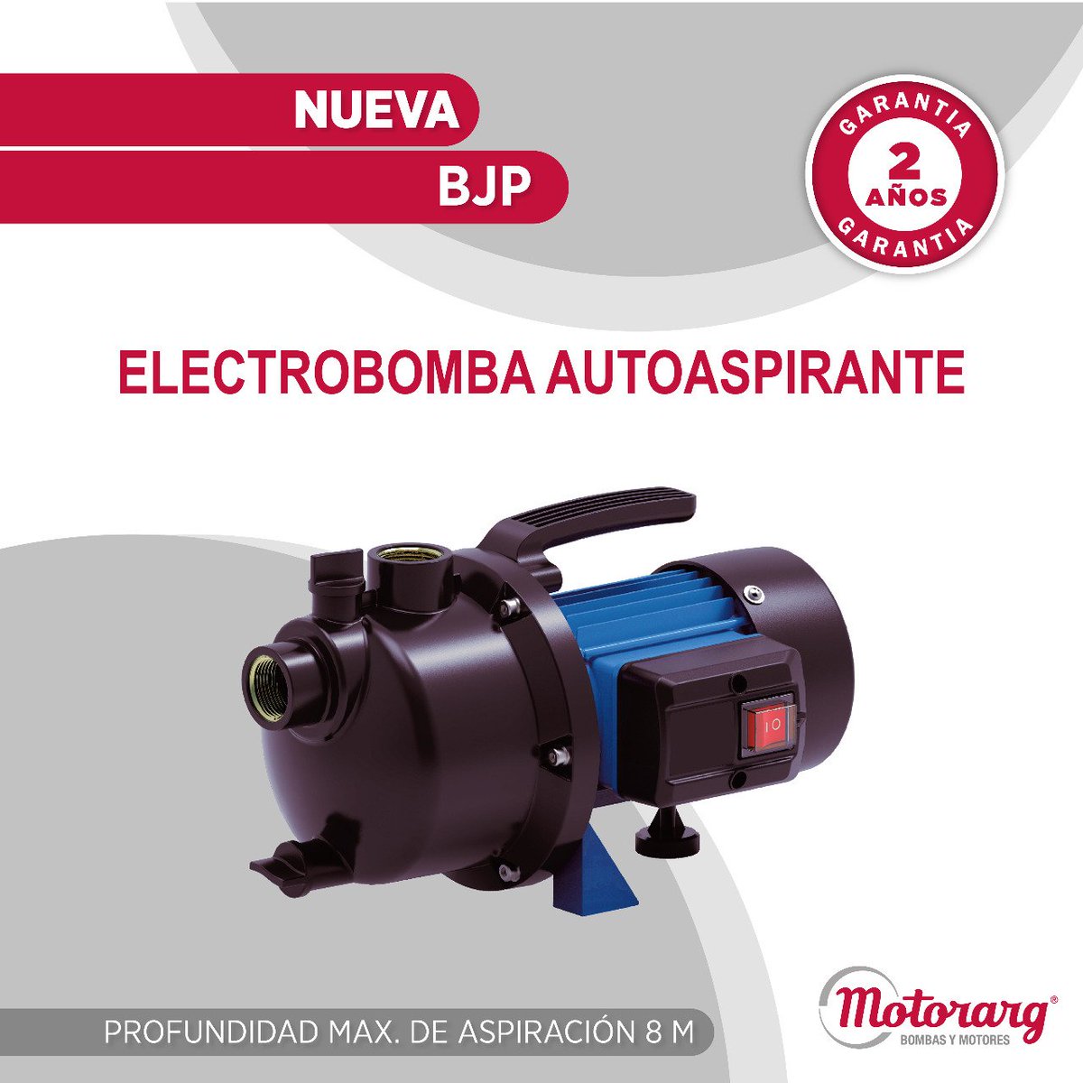 MOTORARG's tweet photo. 📣Nuevas electrobombas autoaspirantes "BJP"
Más info:

🌐 https://t.co/hvs0rxP2pP
📧 info@motorarg.com.ar
📞 (011) 4135-7000

#motorarg #agua #agualimpia #autoaspirantes #bjp https://t.co/3Zy0XAUog6