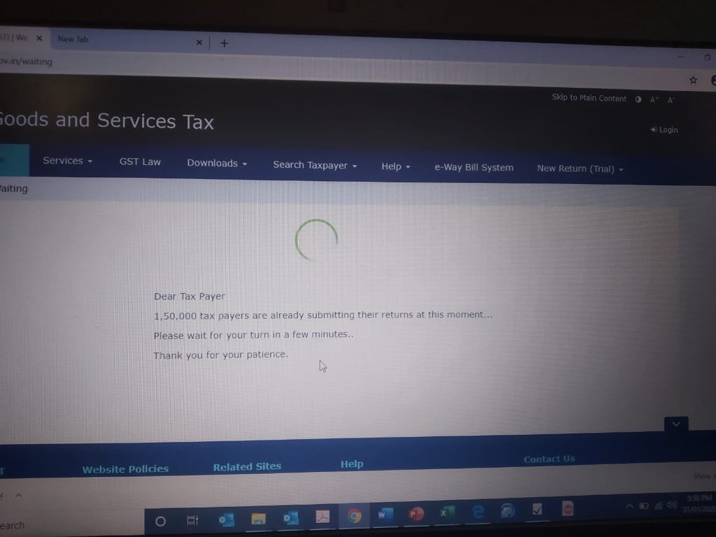 CAVishalLahoti's tweet photo. Trying to login in GSTN portal but unable to do so... Portal showing below message @nsitharaman @FinMinIndia @askGSTech @GST_Council @cbic_india @PMOIndia #GSTR9 #GSTR9C #gstaudit #gstannualreturn https://t.co/57SOiSWCvG