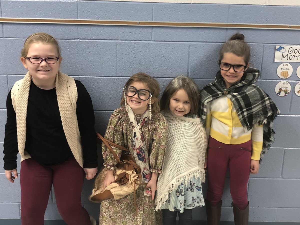 MrsBurtonK's tweet photo. We made it to the 100th Day of Kindergarten-but it’s taken it’s toll 😂 #GARRARDshines #PLEshines https://t.co/bsY3FQ1Srb