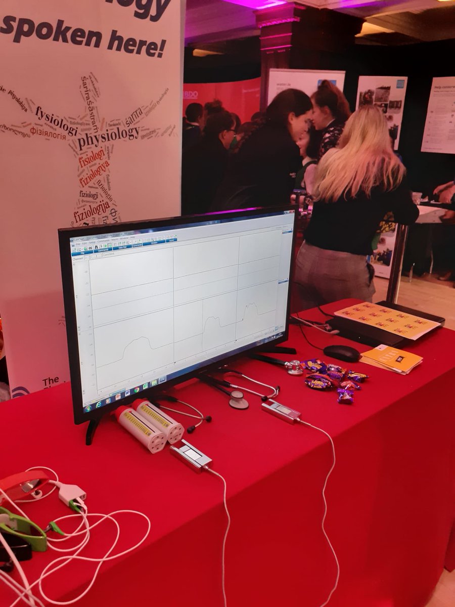 UCCPhysiology's tweet photo. PhD Trainees Kim Stephenson and Maria Casacão are representing @UCCPhysiology at their interactive stand on the final day of the @IWish_ie today! 

What a fantastic event and turnout! 

@SEFSUCC @wistemucc https://t.co/a1tE88ZkPa