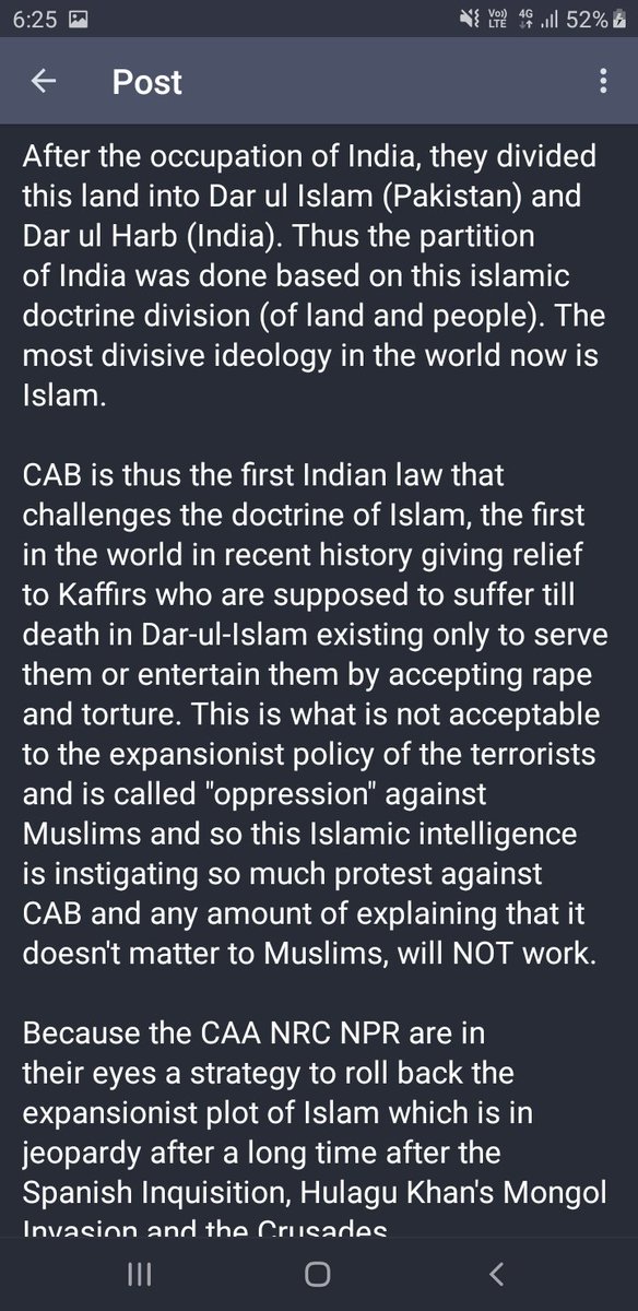 kulishvyas's tweet photo. @DrGpradhan #DGPSpeaks #DGPFacts #BreakingNews 
#CAA #CAB
@narendramodi ji
@AmitShah ji
@rammadhavbjp ji
@rsprasad ji
@PrakashJavdekar ji
@BJP4India 
@RSSorg 
@friendsofrss 
@VHPDigital 
@sudhirchaudhary 
@sardanarohit 
@bababanaras https://t.co/2lOAwaBDIT