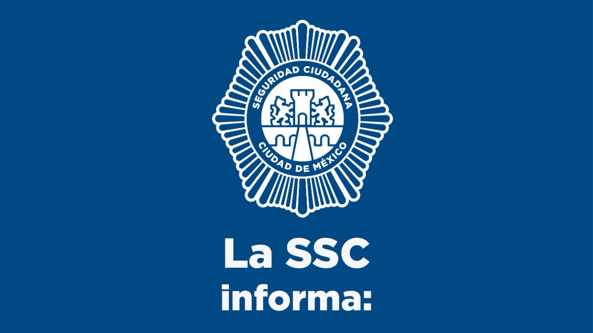 Ssc Cdmx On Twitter Ssc Informa Personal De Esta Dependencia