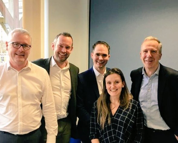 Check out all the <a href="/MissendenGroup/">MissendenGroup</a> comms pros (past and present) from the #PGCERTHC  comparing notes at today's #NHScommsSW <a href="/tomgurney1/">Tommy G</a> <a href="/pearson150/">Nick Pearson</a> <a href="/1Legsy/">Peter Leggatt</a> <a href="/stirlingfellow/">James Donald 💙</a> Great to meet you all and pick your brains 👍 #networktillyoumakeit