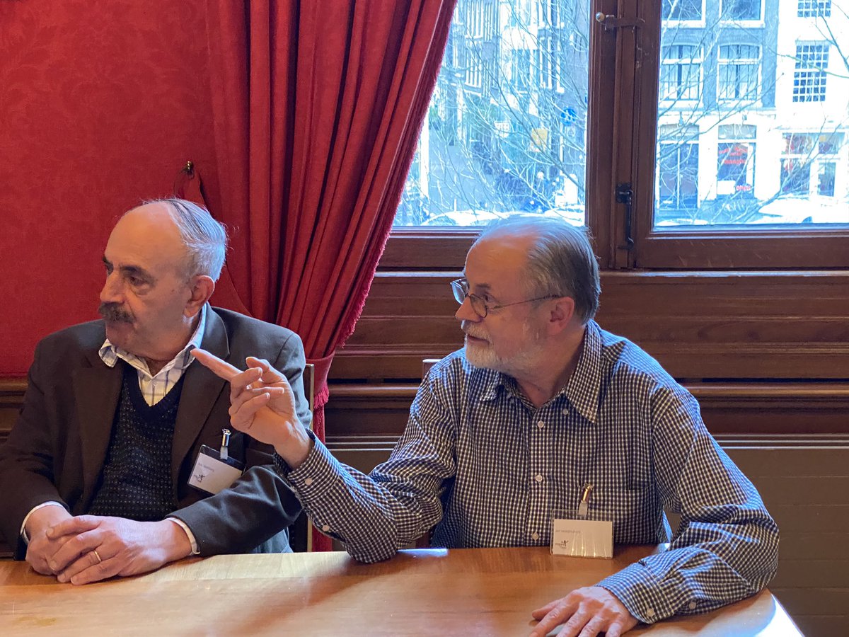 Wdekanter's tweet photo. Discussion with Professor Bob Weinberg and Prof Hoeijmakers at @inspire2live #i2l @_knaw what do they think Eminence is:
Accumulated Respect
Truly and well deserved
Anti scientific
Uncomfortable
Open minded
Updating preconceptions
https://t.co/4sT6Z8UkUy https://t.co/vZ1FbJt4Q5