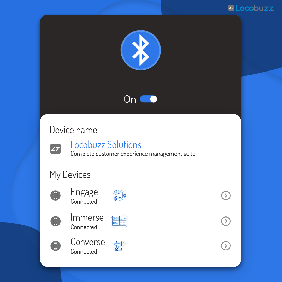 LocoBuzzIndia's tweet image. We are #ConnectedTo and #CommittedTo provide the best #customerexperience platform in the market. #bluetooth #trendingformat #topicalspot #creativespot #Locobuzz