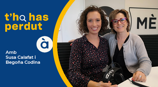 AlrasAPunt's tweet photo. 📻 En #ThoHasPerdut repassem els millors moments de 
@territoriAPunt, @ProxParadaAPunt i @PodriemMillor amb @SusaCalafat i @BegoCodina en la ràdio d’@apunt_media.

🌐 https://t.co/Smb7zqrFS3
⏱️ 14:00 - 15:00 - 20:00 h. https://t.co/WhEopAVoI2