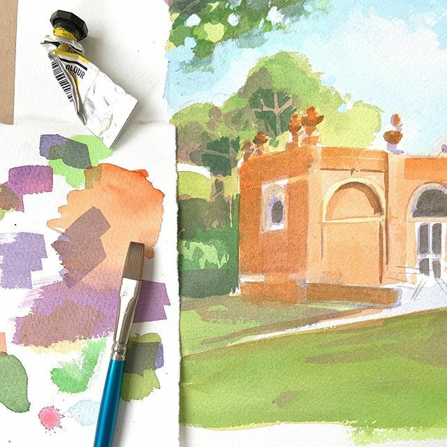 Final strokes of the week for my most unusual order yet! Will reveal the painting after this gift is given. Wishing you a lovely relaxing weekend! 💛
#buildingillustration #bespokeillustration #privatecommissions #illustrationoftheday #venueillustration #watercolourpainting