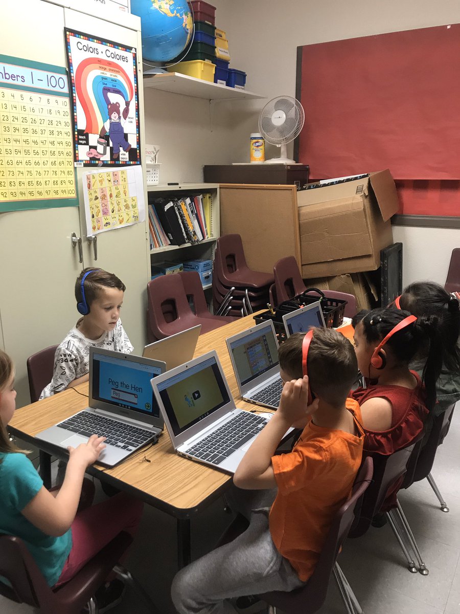 Shout out to Ms Riley’s Kinders using tech to practice reading fluency @Burkbobcats <a href="/gps_ts/">GPS Tech</a>