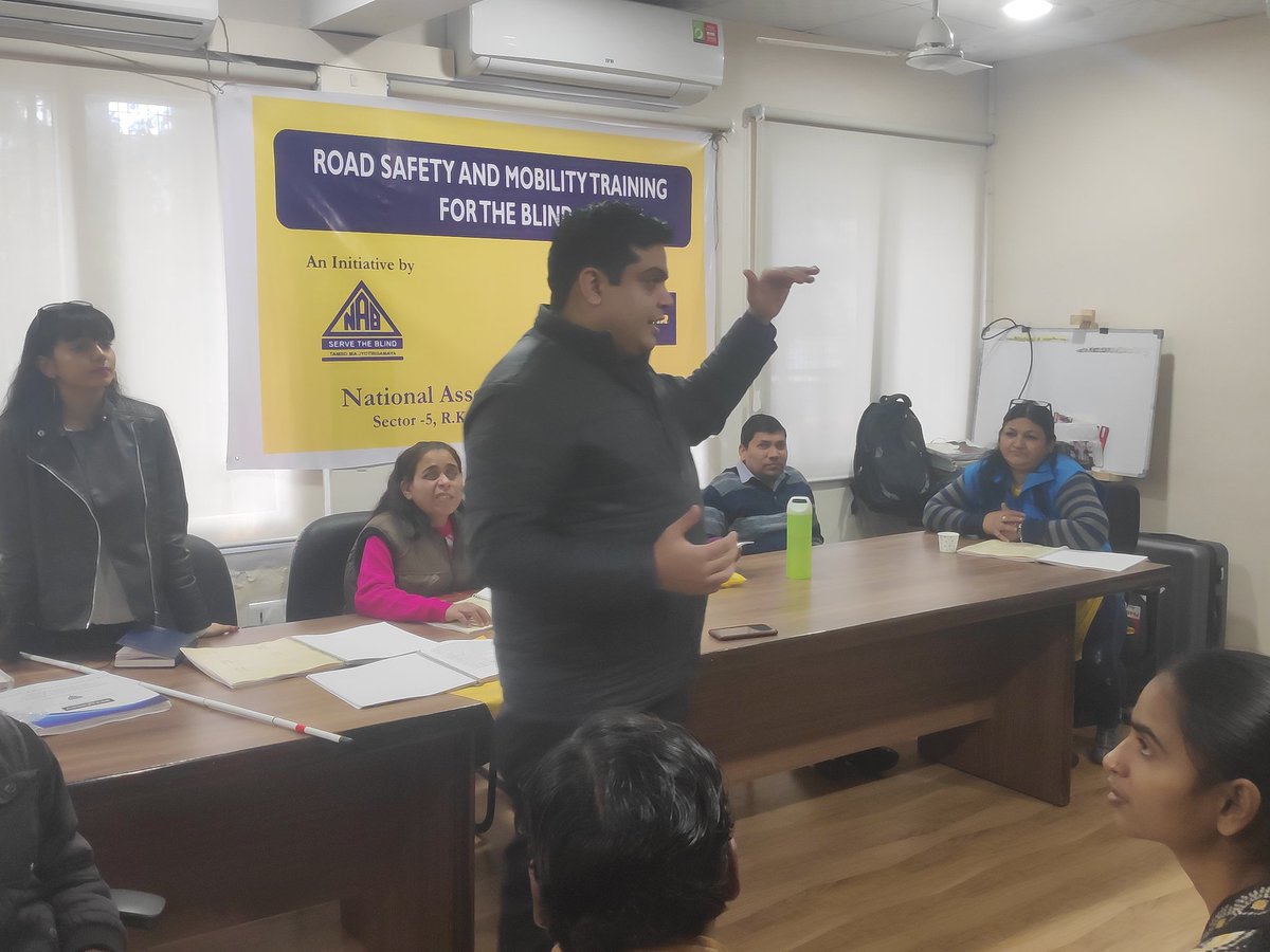 SakshamTrust's tweet photo. Mobility and Assitive Technology workshop @nabdelhionline
The participants were provided with a #MobilityKit which will include - #WhiteCane, A newly introduced White Cane Repair Kit, A DVD of 3 #AudioDescribedMovies and Accessible Workshop Manual ( in braille and large print). https://t.co/kjHwiydTwz