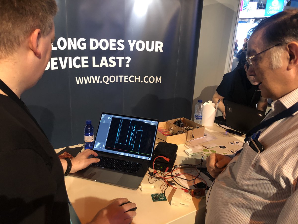 QoitechWorld's tweet photo. Busy days at #TheThingsConference! We love when you all come by and measure your #LoRaWAN device at our booth 🤓👏
#otiimized #powerconsumption #batterylife https://t.co/aY0Miu4bcn