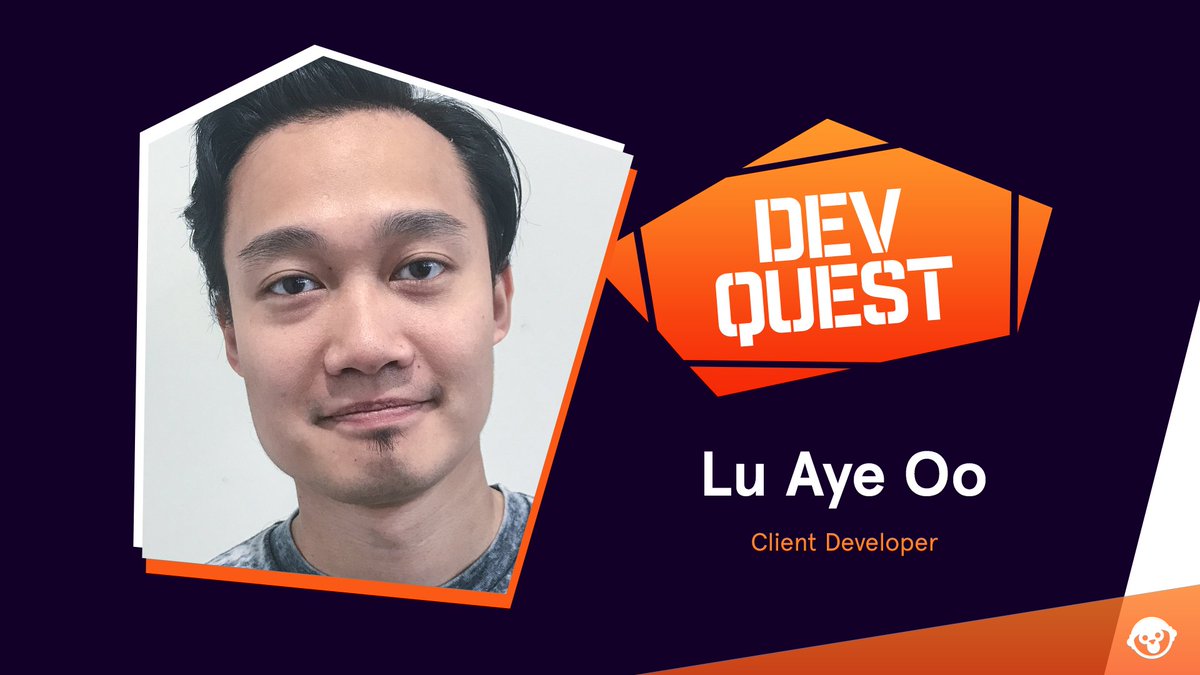 The next speaker joining us on our quest will be...
Lu Aye Oo, Client Developer at Space Ape Games. Lu's talk will look at validation via logic separation and code conversion. Tics &amp; info:  eventbrite.com/e/dev-quest-ti…