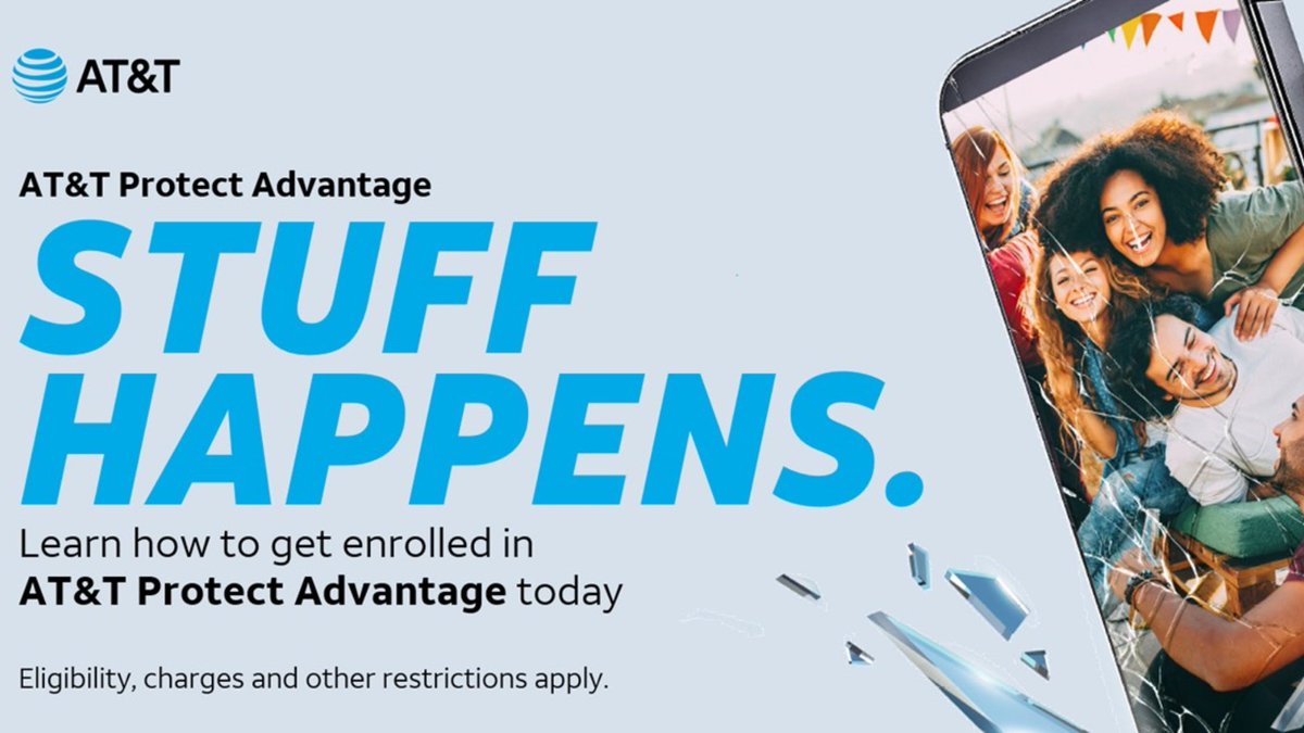 fusionwireless's tweet photo. We’ve opened up enrollment for everyone on our Protection Plans. Stop risking the inevitable with no insurance, device replacement and $29 screen replacements included.  #att #insurance #cellphoneinsurance #protectionplan #dontriskit #stuffhappens #appleiphone #crackedscreen https://t.co/a2fFbisz9T