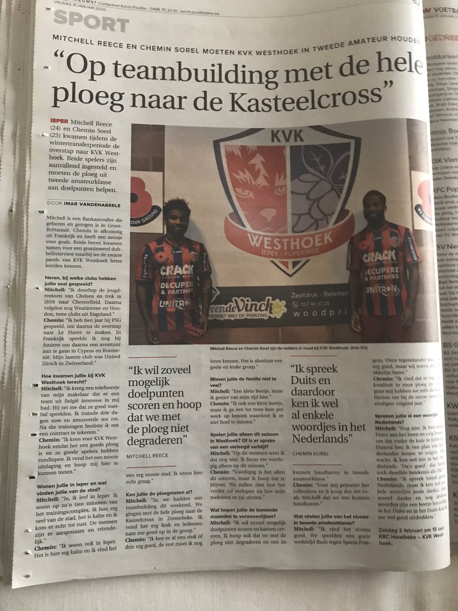 ImarVanden's tweet image. Mijn beste Frans/Engels bovengehaald, trots op het resultaat #kw #sportjournalistiek #Howest