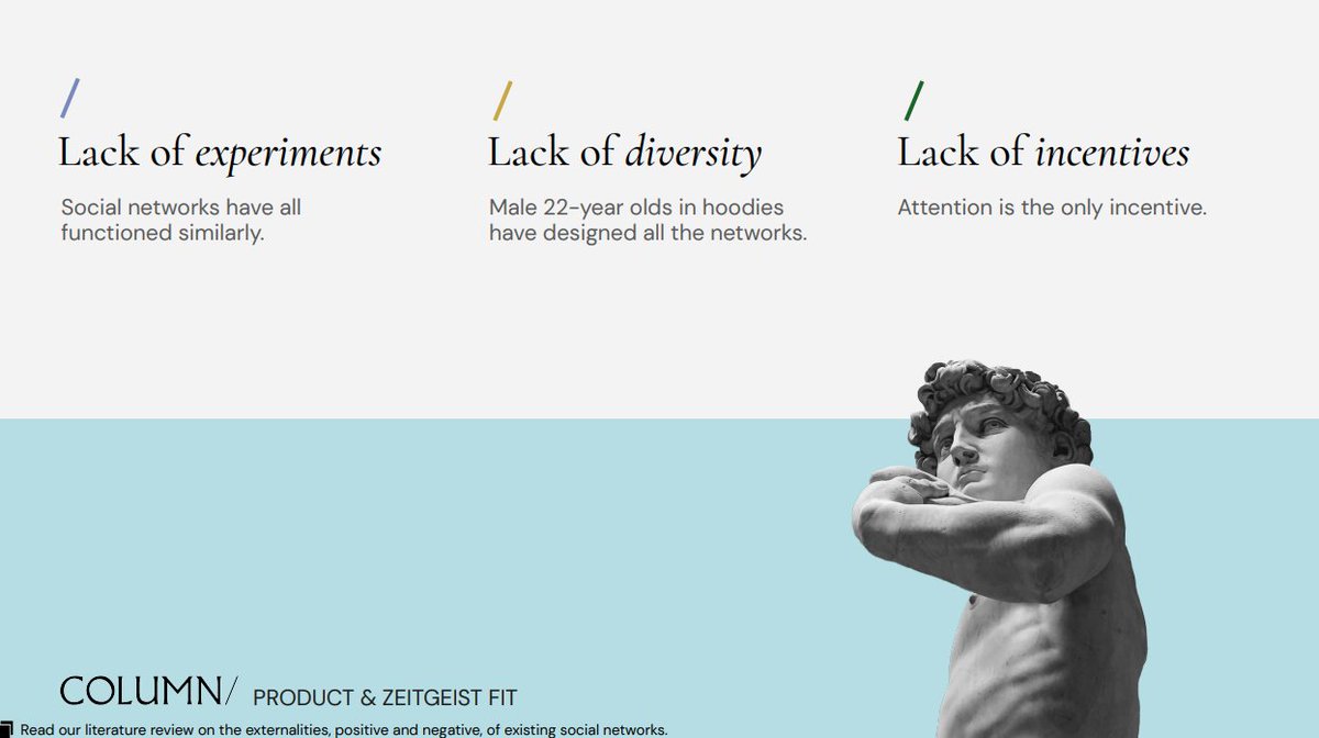 Column's motivations