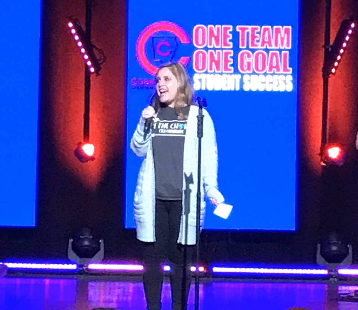 Our very own Madam President, Michelle Stevens kicking off this year’s CSCA Mini-Conference!!