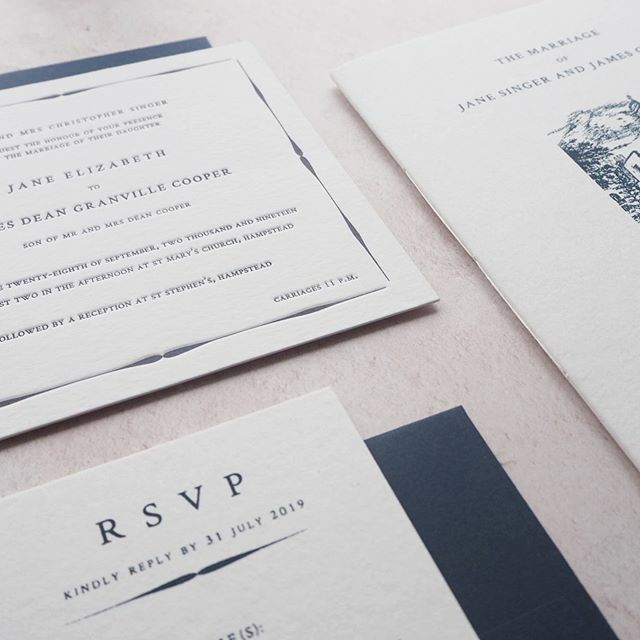 inkflower_press's tweet photo. It was a real privilege to create this elegant bespoke stationery suite for @jimbelina ‘s wedding in September. I’ve posted the details (and lots more pictures) in the Portfolio section of my website if you fancy a closer look. https://t.co/yThwAa73r3 https://t.co/8T4GbEFYNh