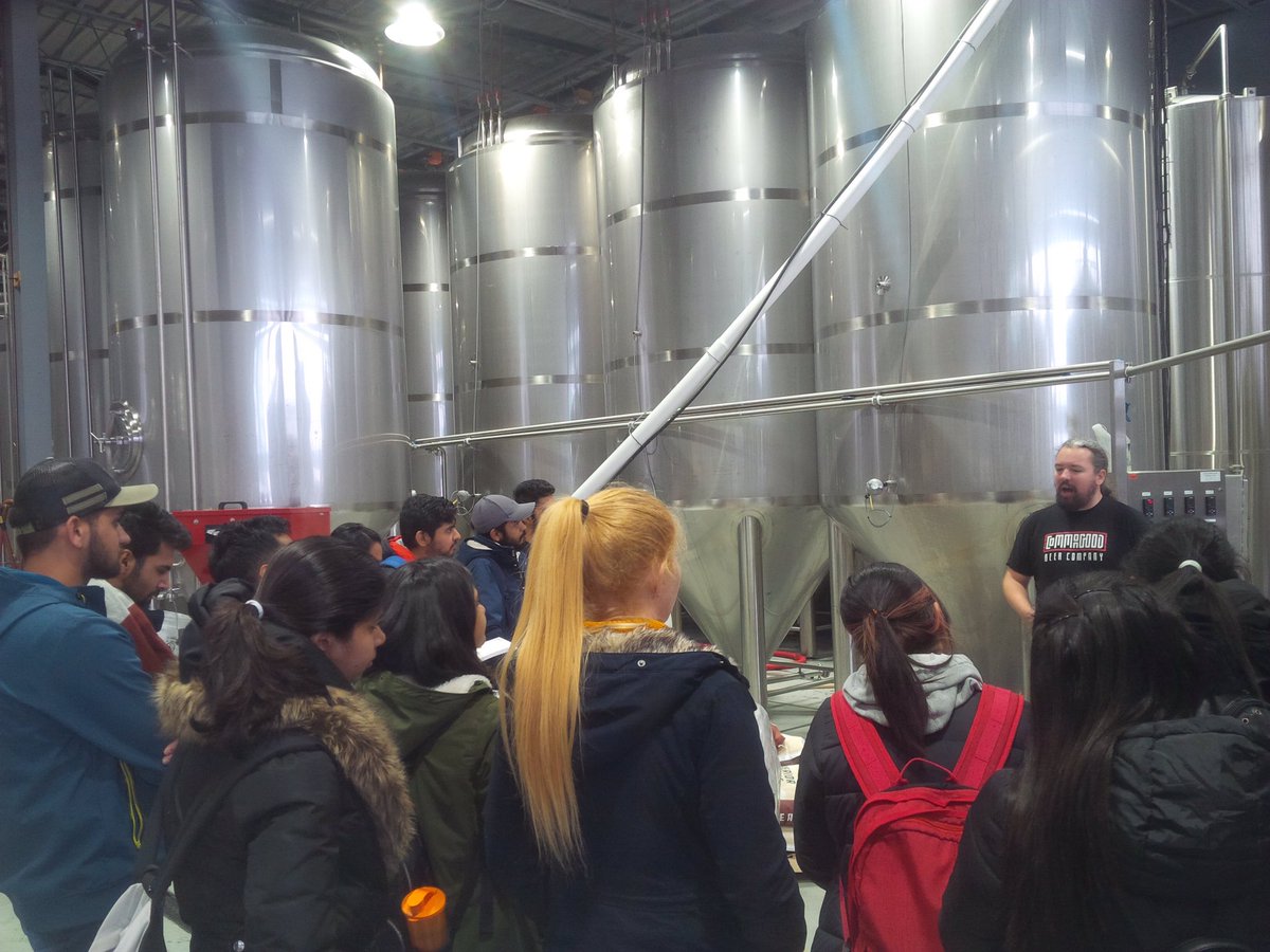 ChairCCABES's tweet photo. Thank you @commongoodbeer and Master Brewer Jeff for touring @CentennialEDU Food Science students through your brewery. A lot of science and art goes into brewing great beer! https://t.co/JLjgveTPg2
