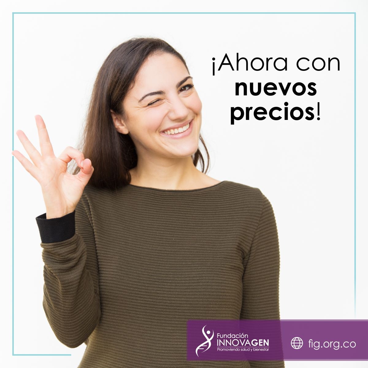 InnovaGen's tweet image. 𝐀 𝐏𝐀𝐑𝐓𝐈𝐑 𝐃𝐄 𝐅𝐄𝐁𝐑𝐄𝐑𝐎, mejoramos nuestras tarifas para que accedas a nuestros servicios...
En la Fundación InnovaGen estamos contigo!
#Popayán
🏨Calle 11N #7-12 
📱 317 441 2170
#SantanderDeQuilichao
🏨 Calle 2 #8-53 
📱315 389 2600