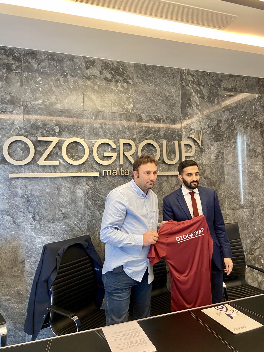 OzoGroup_MT's tweet photo. Ozo Group Extend Partnership with @GziraUnitedFC 🤝

In the past four years we have been exceptionally proud to be an integral part of the clubs recent success. 

📸 GUFC President Mr. Sharlon Pace presenting a commemorative shirt to Ozo Group CEO @FabioMuscat https://t.co/NgIPsGAnlA