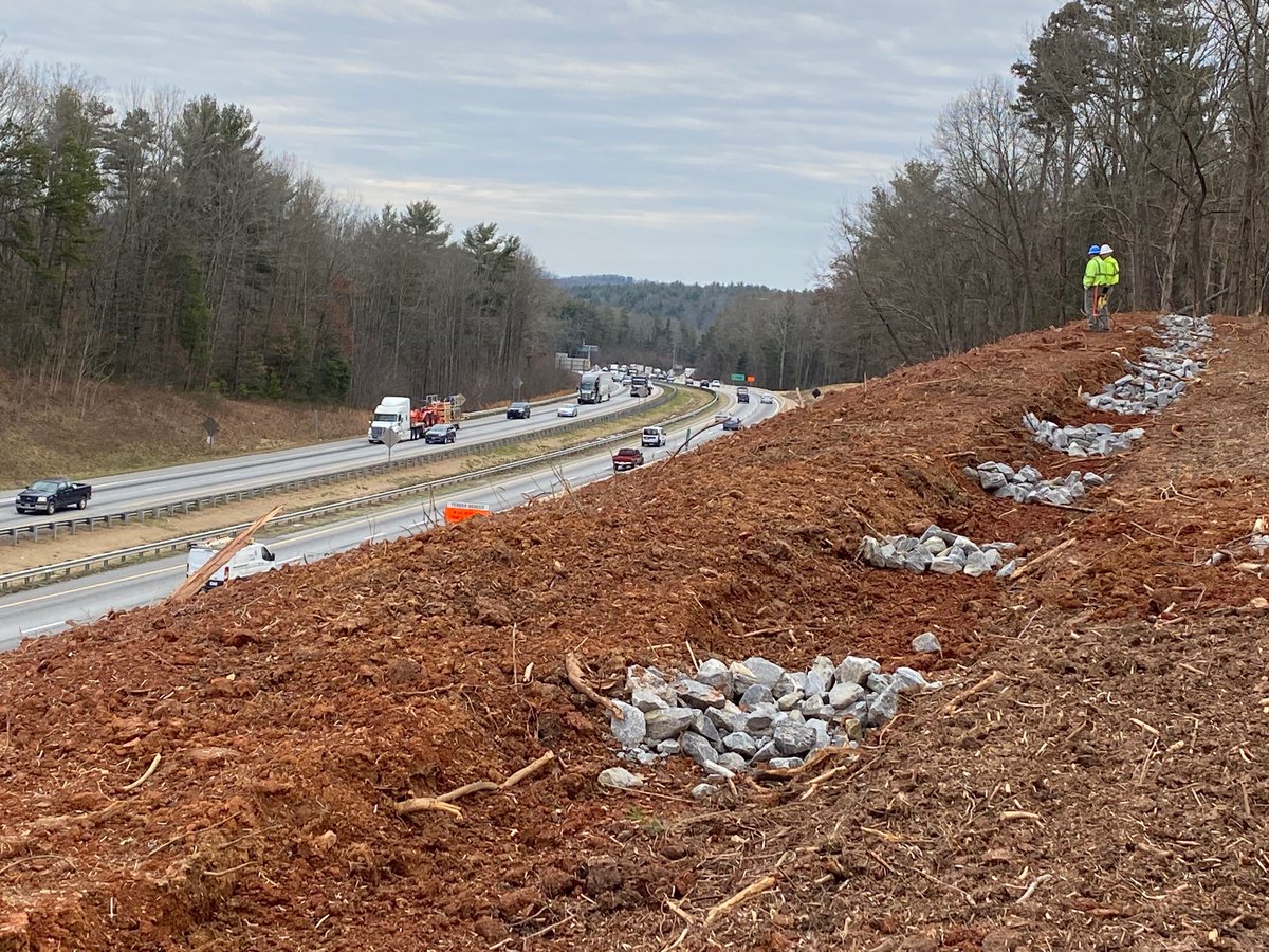 LBRIGMAN_WLOS's tweet photo. Right now, work is underway to widen nearly 17 miles of Interstate 26 from Brevard Road in #Asheville to U.S. 64 in #Hendersonville. We ask @NCDOT_Asheville what they're doing to mitigate the environmental impacts of the project #StateofOurRoads @NCDOT https://t.co/2ge40ELg0Q https://t.co/TwWgESUdTs