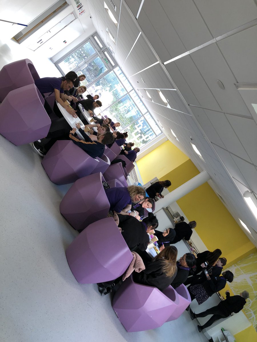 leeds_green's tweet photo. Springwell South Wellbeing! #FridayFuddle is the best way to unwind and catch up on a good week in school! #team #wellbeing #wellbeingchampions https://t.co/s2F15dJW32