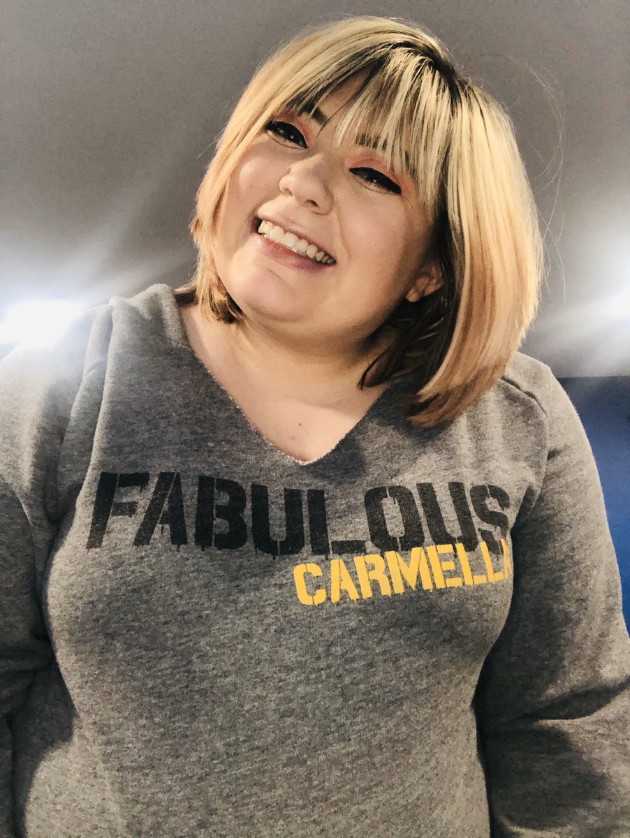 devilsskye's tweet photo. I found one of my first ever pieces of #MellaMerch so we’re showing off today 👀🤑 @CarmellaWWE #MellaIsMoney https://t.co/uWWB7wDR2D