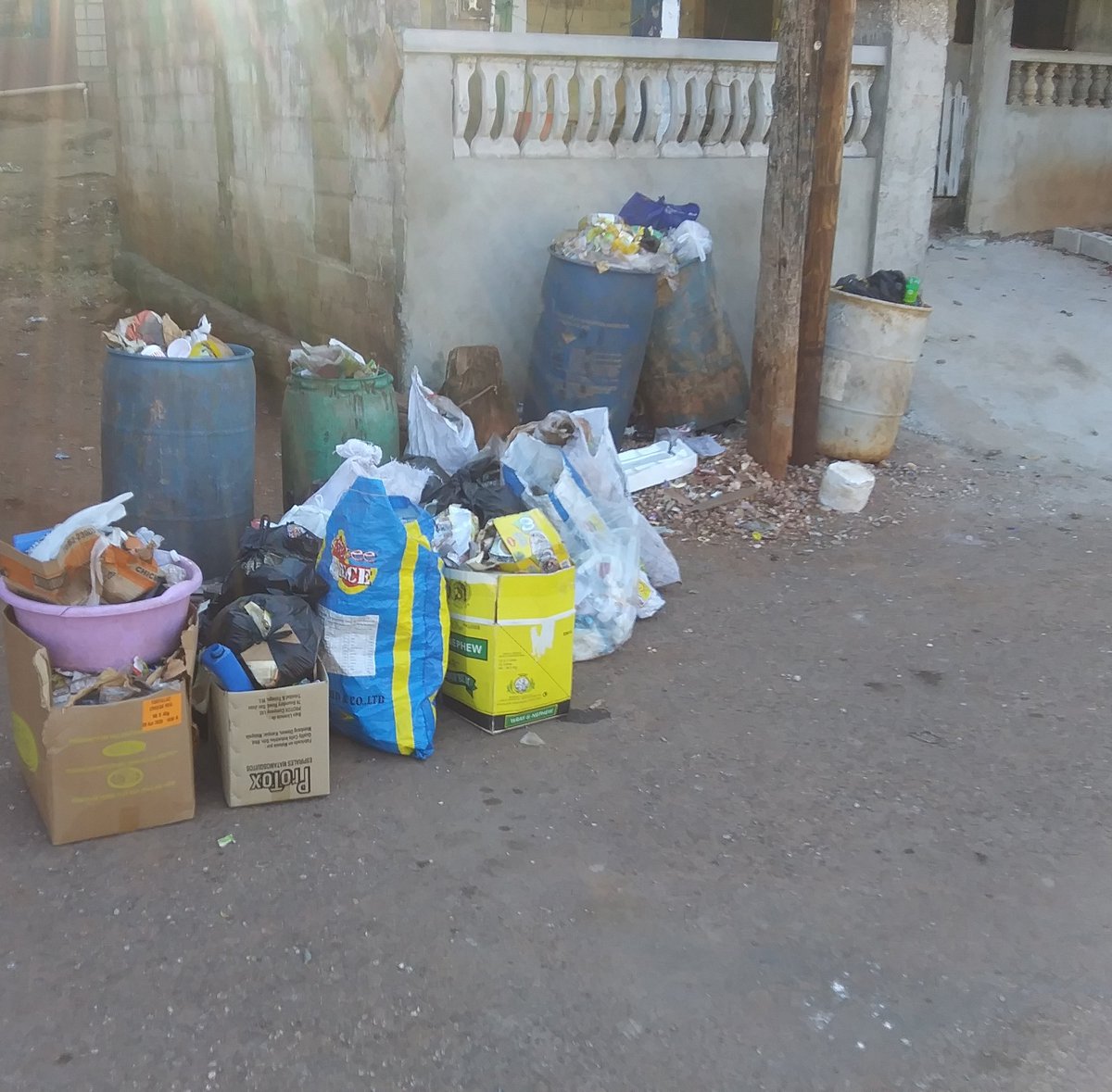PovertyUnder's tweet photo. 1 month worth of garbage from members of West Rural St Andrew, specifically Red Hills Div. How can we fight against dengue and other diseases if garbage is not being collected 
@julietcuthbert @christufton  
This is despicable!!! This cannot be "prosperity" https://t.co/MAm4GZSgTS