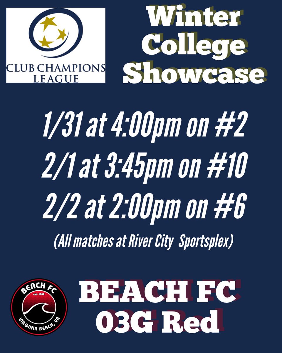 beachfc03gred's tweet photo. Up and at ‘em! Headed up to Richmond for our first matches of 2020!! #leggooo #bfcrollcall #beachfcproud #clubchampionsleague https://t.co/kRWxtiyRkW