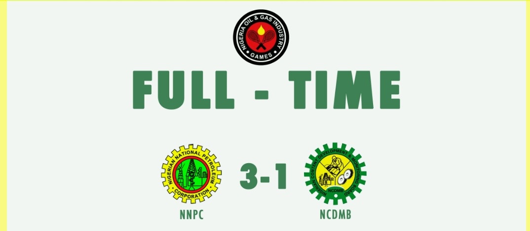 nnpclimited's tweet photo. It will be recalled that in its First Match of the Group Stage held on Monday, #TeamNNPC whipped @officialncdmb 3-1 while in the 2nd Group Match held on Wednesday, #TeamNNPC spanked @Chevron 5-0.

Congratulations #TeamNNPC 

#TAPE #PerformanceExcellence https://t.co/m4NuLrxLgJ