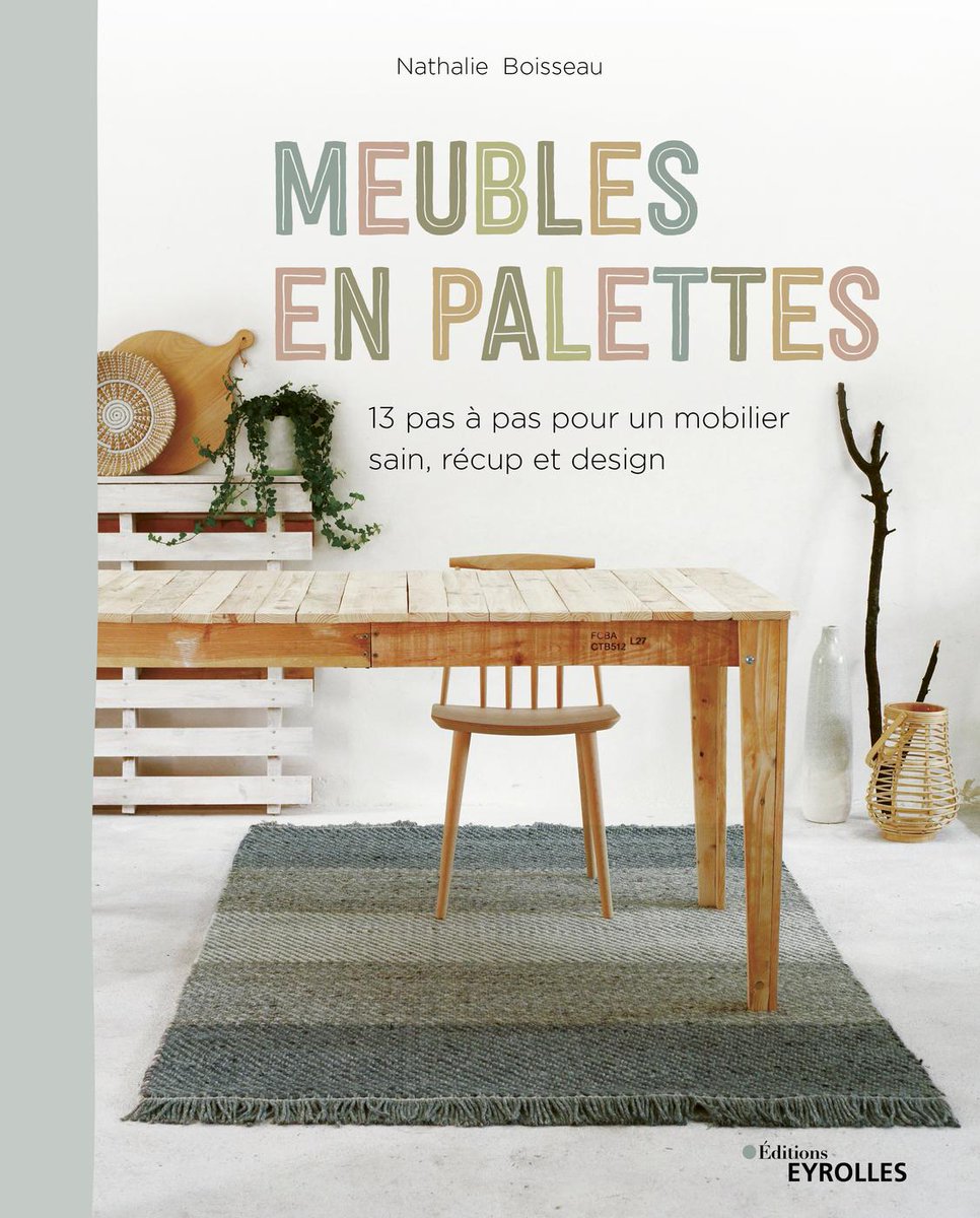 ebooksEyrolles's tweet photo. #weekend Qu'est-ce qu'on fait ce week-end ? On bricole une belle table écoresponsable 🌿avec une palette du supermarché en suivant les pas à pas de Nathalie Boisseau 🔨🔫
https://t.co/VMcdTMcUmT https://t.co/otBZHzFdqQ