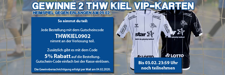 Gewinne zwei VIP-Karten für THW Kiel gegen HC Erlangen am 09.02.2020