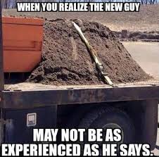 jonescoinc's tweet photo. Well at least the load of loose dirt is safely strapped down. 😂 Happy Friday! #constructionhumour #sunnyfriday https://t.co/4kxbHhIMlH