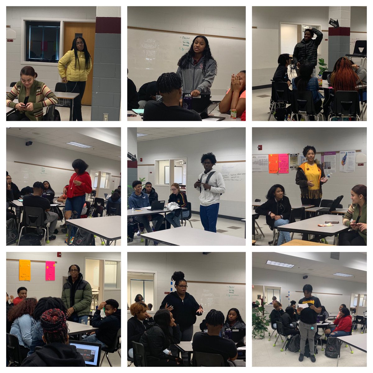 HHS__SADD's tweet photo. Yesterday during the meeting we completed #TeamBuilding through the #HumanKnot We then worked in committees and shared with the whole group to work on our #PublicSpeaking skills. Our #YADAPP STAN Plans are about to be put completely into action! #5800Family making moves! https://t.co/aYXHessMNw
