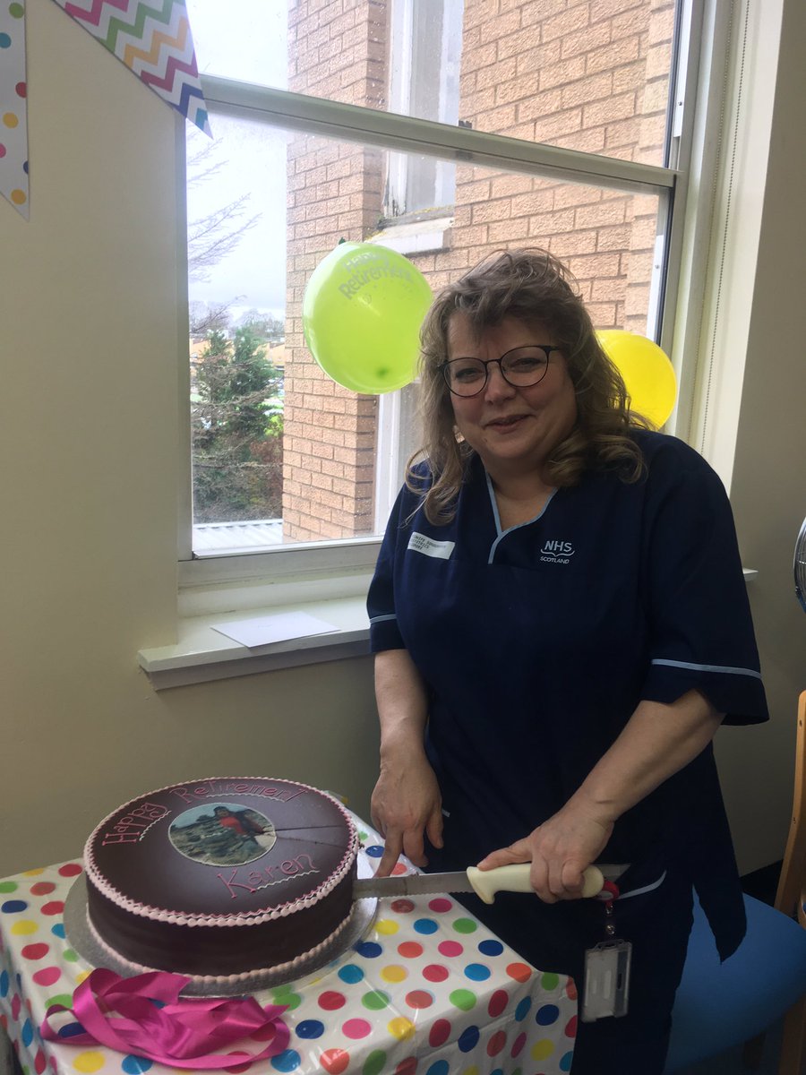 Happy retirement to Karen Marnoch 35 years in midwifery, latterly as Midwife Sonographer at Raigmore. Hair down and feet up !  You will be missed. <a href="/NMAHP_Highland/">NMAHP NHS Highland</a> <a href="/JakiLambert/">jaki lambert</a> <a href="/karenmackay8/">karen mackay</a> <a href="/MaryBurnside8/">Mary Burnside</a> @
